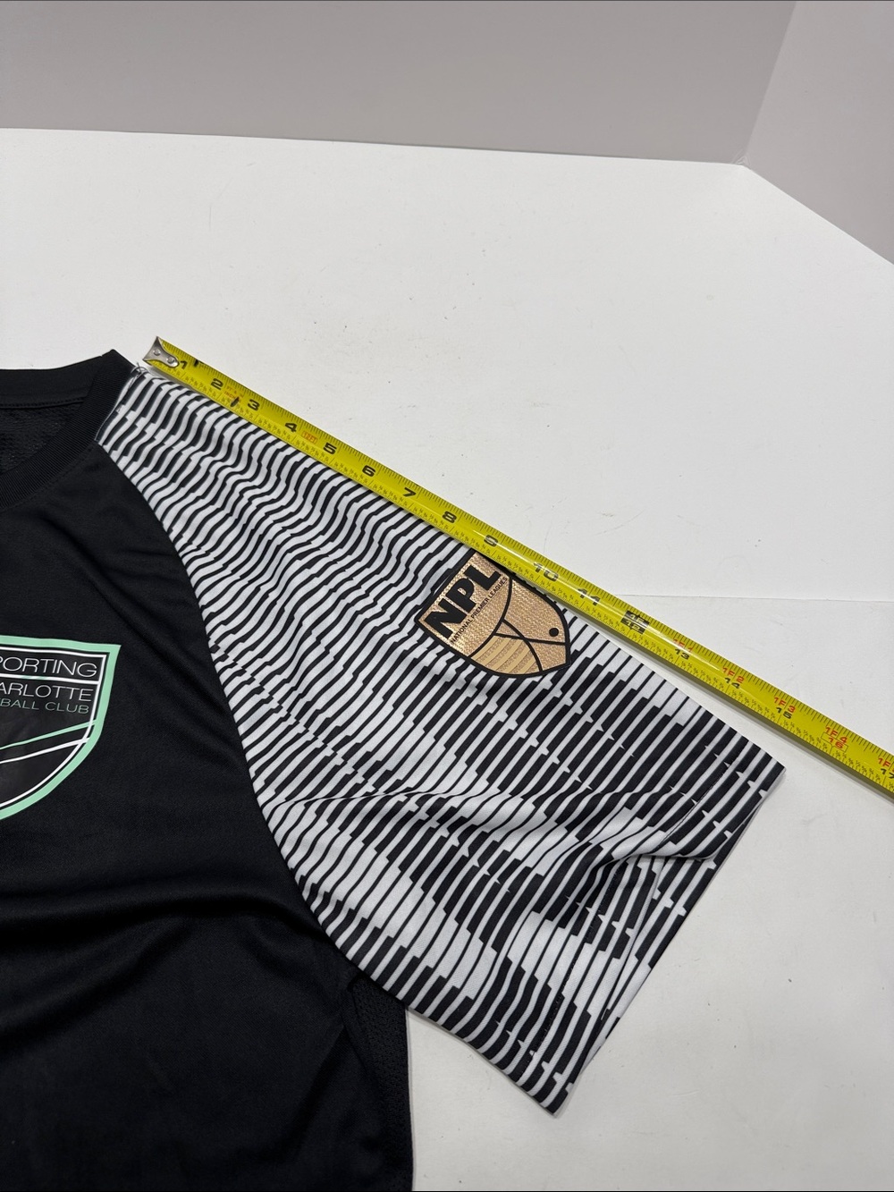 Nike NPLeagues charlotte Football club Men’s Black Soccer Jersey - Picture 13 of 16